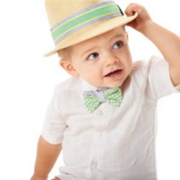 Mud Pie boys bow ties: gingham or seersucker - Picture 4 of 4